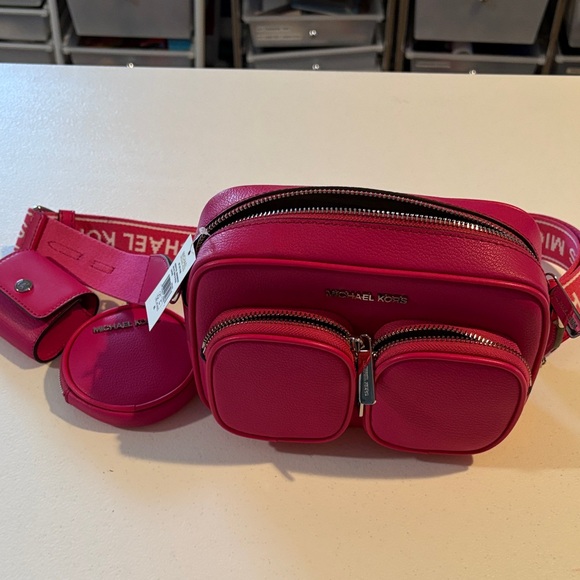 Michael Kors Fuchsia Crossbody Bag - Picture 1 of 4